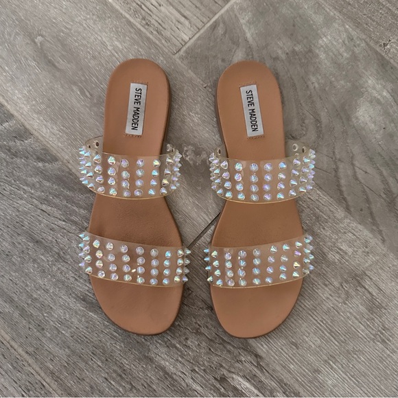 Steve Madden Iridescent Blizie Sandals - Picture 3 of 11